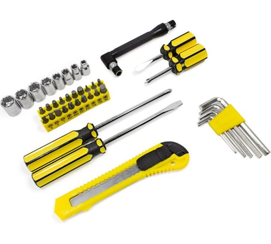 Набор инструмента КЭС WMC TOOLS 54 предмета 1/4'', в кейсе 50476 КЭС50476