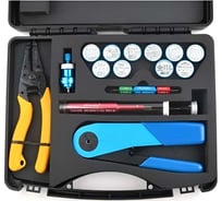 Набор инструмента электромонтажного для работы с миниатюрными проводами размером от 20 до 32 JRready MIL22520/2-01 AWG ST-1060 4687206335639