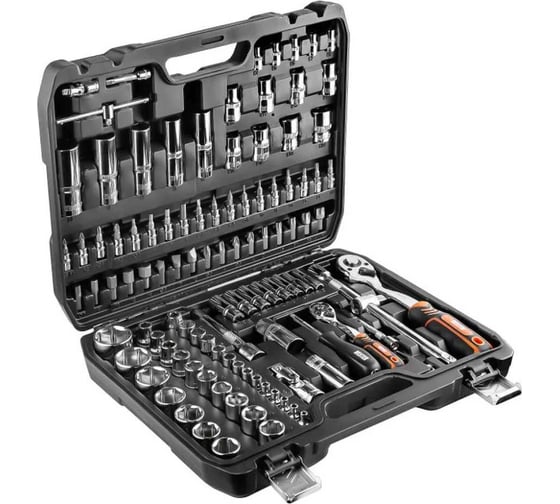 Набор инструмента Wester WT108 для автомобиля 1/4'' 1/2''DR 108 предметов 626582