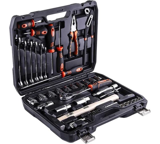 Набор инструмента Wester WT056 универсальный 1/4'' 1/2''DR 56 предметов 626580 1