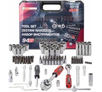 Набор инструментов Forcekraft 94 предмета 1/4, 3/8 (6 граней) FK-4941-8(62156)