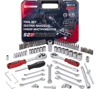 Набор инструментов Forcekraft 82 предмета 1/4, 3/8 (6 граней) FK-4821-8(62155)