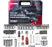 Набор инструментов Forcekraft 108 предметов 1/4, 3/8 (6 граней) FK-41082-8(62153)