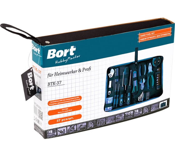 Набор ручного инструмента BORT BTK-37 93722388