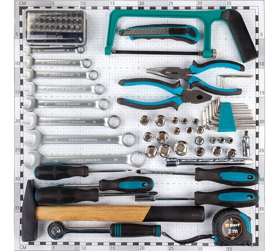 Набор ручного инструмента BORT BTK-89 91276063 - выгодная цена