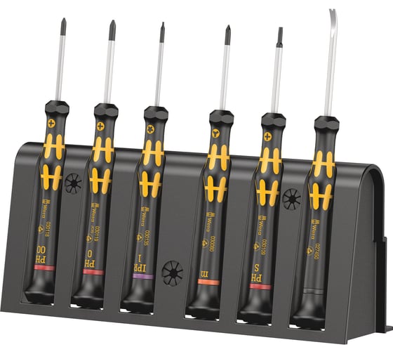 Набор для ремонта смартфонов Wera, Kraftform Micro ESD, 6 предметов, WE-030182