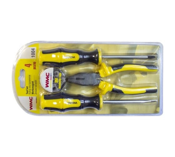 Набор инструментов WMC TOOLS 4пр, в блистере WMC-1004(49999)