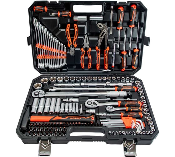 Набор инструментов KINGQUEEN 149 предметов, 72 зуба WIB-281