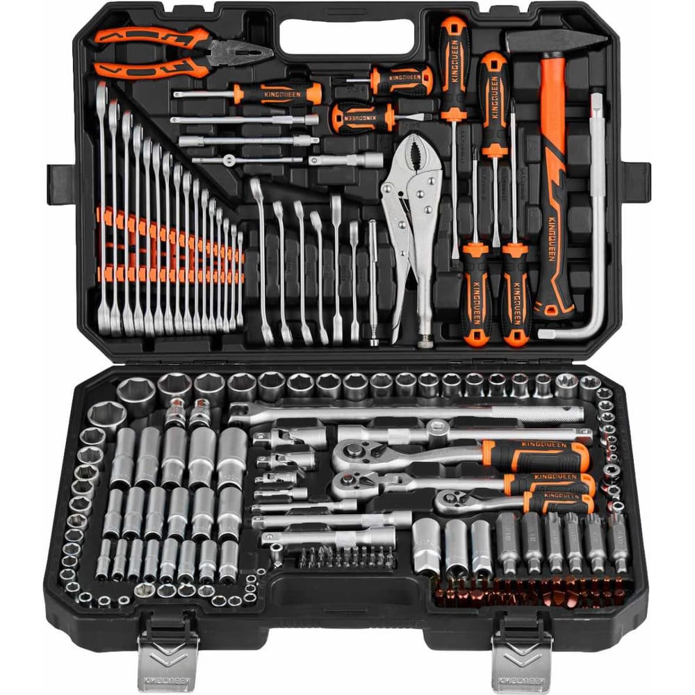 Набор инструментов KINGQUEEN 202 предметов, 72 зуба WIB-272