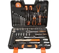 Набор инструментов MAXPILER 83 предмета, 1/2" и 1/4", CrV MXT-83-SET