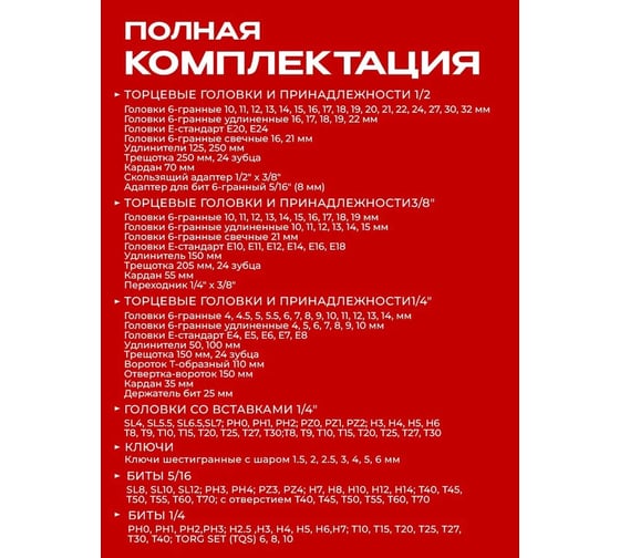 Набор автомобильного инструмента Dreamcar 172шт DC-000-0966688