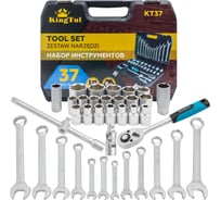 Набор инструментов KingTul 37 предметов 1/2 6pt KT-37(64764)