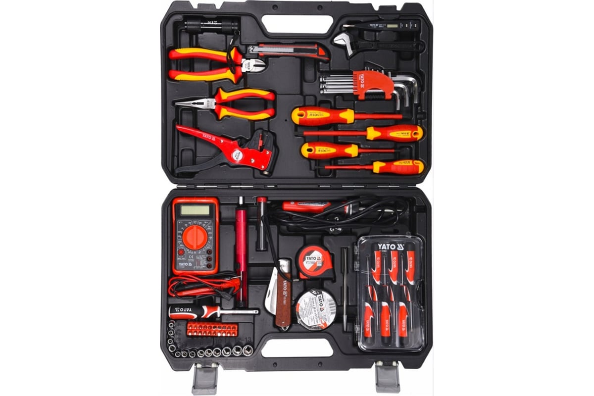 Kit d'outils pour électriciens (68 pcs.) Yato YT-39009 