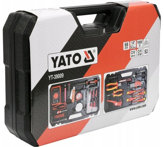 Набор инструментов YATO электрика 68пр. YT-39009 371439009 092 1