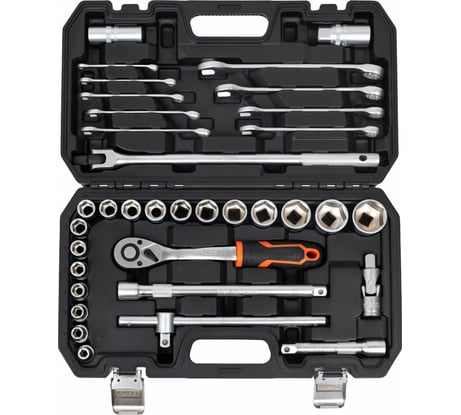 Набор головок и принадлежностей Gigant 1/2 дюйма с комбинированными ключами, 35 предметов GAS-1/2-35