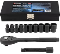 Набор инструментов ударный Forsage 12 предметов 1/2 (12 граней) F-4122-9(64666)