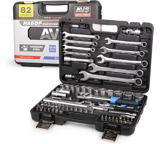 Набор инструментов AVS 82 предмета MASTER MTS-82 A85355S 1