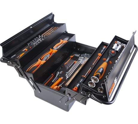 Набор универсального инструмента CUSTOR в металлическом ящике, 94 предмета TK-02494C
