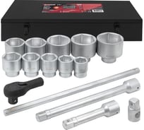 Набор инструментов Forcekraft 15 предметов 1''6гр.(36,41,46,50,55,60,65,70,75,80мм),в метал. кейсе FK-8141-5(64499)