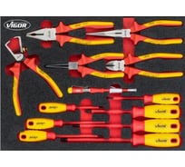 Набор инструментов HAZET VIGOR VDE 13 предметов в ложементе V5087
