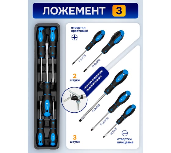 Набор инструментов KingTul 83 предмета, 1/4, 1/2, 6граней KT-4087C(65813)