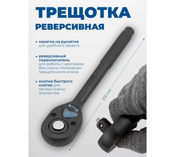 Набор инструментов Scheppach 24 предмета 1/2 6 граней Sch-4245B-5MPB(65252)