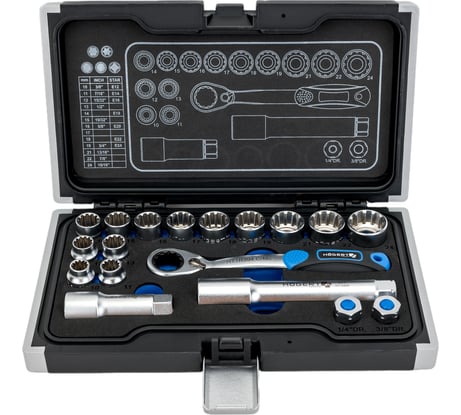 Набор инструментов HOEGERT TECHNIK 18 шт. HT1R478