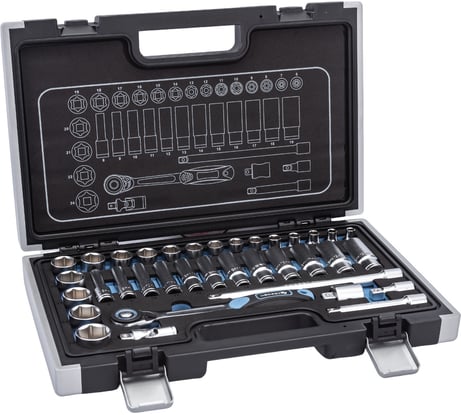 Набор инструментов HOEGERT TECHNIK 36 шт., 3/8 HT1R465