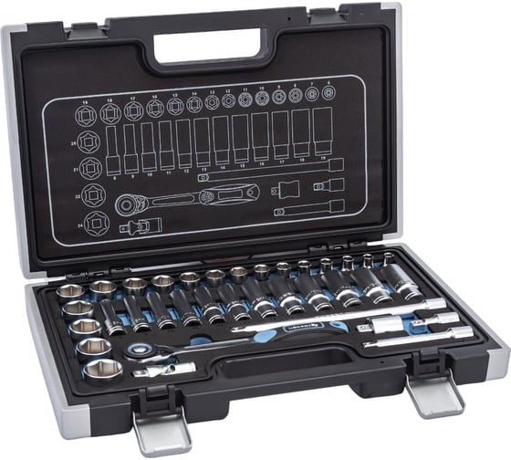 Набор инструментов HOEGERT TECHNIK 36 шт., 3/8 HT1R465