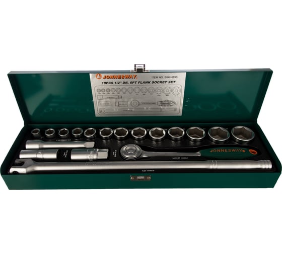 Набор торцевых головок 1/2"DR 11-32 мм Jonnesway S04H419S