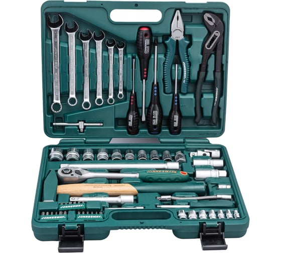 Универсальный набор торцевых головок 1/4"DR 6-13 мм и 1/2"DR 12-24 мм Jonnesway S04H52460S