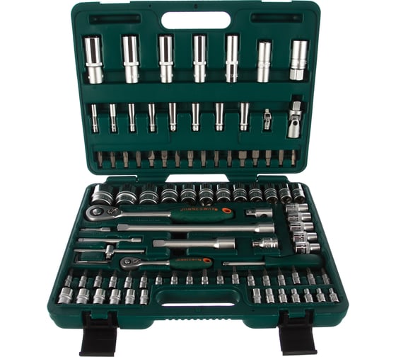 Набор торцевых головок 1/4"DR 4-14 мм и 1/2"DR 10-32 мм, 94 предмета, Jonnesway S04H52494S