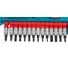 Набор головок 1/4" с трещоткой 27шт TOTAL THT141271 5