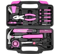 Набор инструментов DOWELL Pink, 40 предметов HY0010140