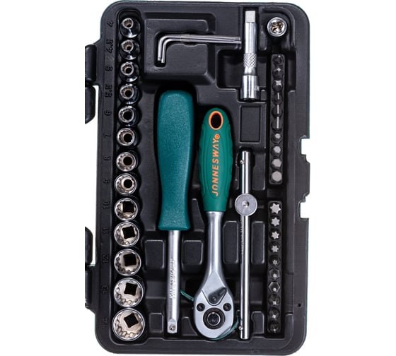 Набор торцевых головок Super Tech 1/4"DR Jonnesway S68H2141S