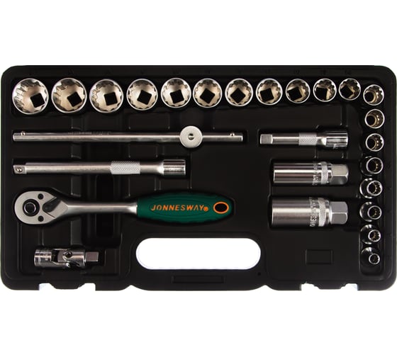 Набор торцевых головок Super Tech 3/8"DR Jonnesway S68H3126S