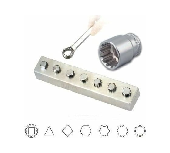 Набор торцевых головок Super Tech 1/2"DR Jonnesway S68H4127S
