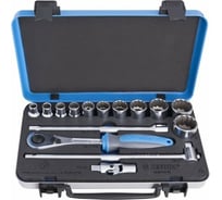 Набор торцевых двенадцатигранных головок Unior 1/2" в металлическом кейсе 10-32 мм 3838909272054