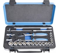 Набор торцевых двенадцатигранных головок Unior 3/8" 24 предмета в металлическом кейсе 3838909171173