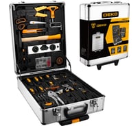 Набор инструментов для дома и авто DEKO в чемодане DKMT187-1 (187 предметов) 083-2008