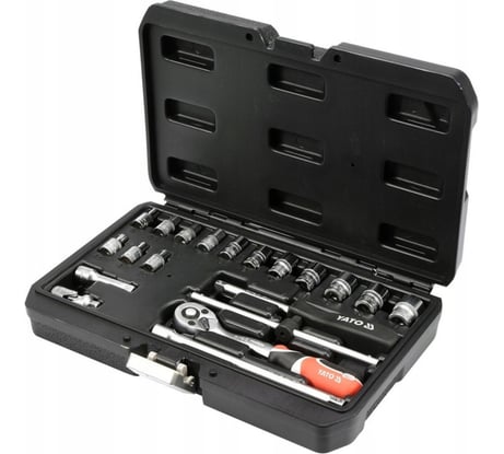 Набор торцевых головок YATO 1/4" 20 предметов XS YT-14491