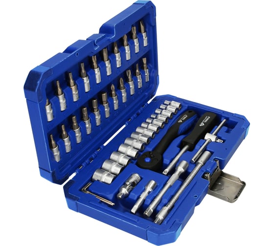 Набор торцевых ключей Brilliant Tools 1/4'', 46 шт BT020046