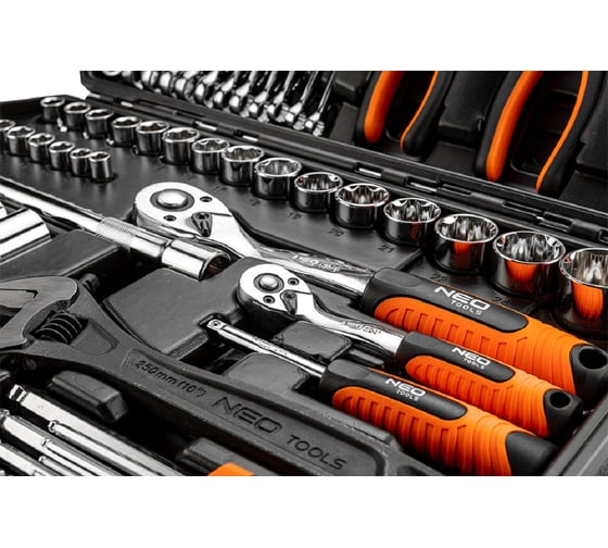 Набор инструмента NEO Tools 1/2, 1/4, 143 шт 08-945
