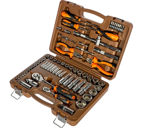 Универсальный набор торцевых головок Ombra OMT69S 4-32 мм 1/4" и 1/2"DR