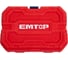 Набор головок emtop 1/4, с трещоткой, 50шт ESKT14501 2