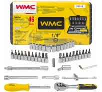 Набор инструментов WMC TOOLS 46 предметов 1/4 (6гр.) (4-14мм) WMC-2462-5New(50442)