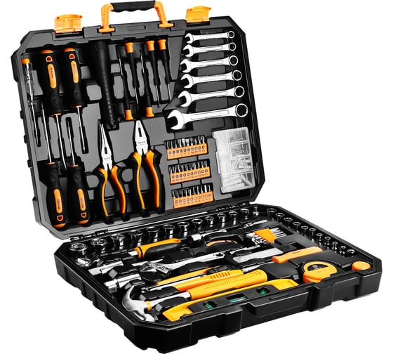 Набор инструментов для дома DEKO DKMT208-1 (208шт.) 083-2050 1