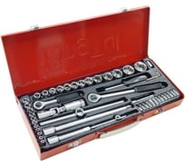 Набор инструментов KINGTUL 52 пр, 1/4", 1/2", в металлическом кейсе 2399 KT-52