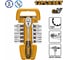 Набор головок INGCO 3/8 с трещоткой 12 шт, INDUSTRIAL HKTS38122 2