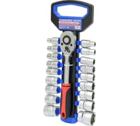 Набор инструментов МаякАвто 19 предметов: 18 головок 6гр. 8-30мм с трещоткой 1/2 . 1/10 5451219